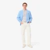 Herren-Hemd mit schmaler Passform aus Stretch-Karostoff