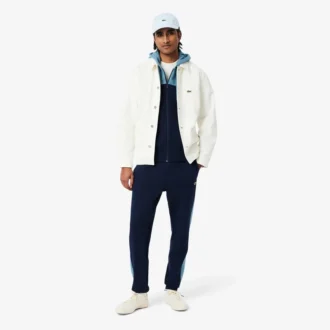 Herren-Hoodie mit Reißverschluss und Farbblock-Design