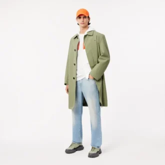 Herren-Hoodie mit Reißverschluss und Farbblock-Design