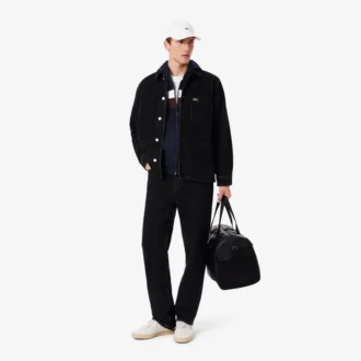 Herren-Hoodie mit Reißverschluss und Farbblock-Design