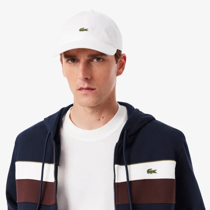 Herren-Hoodie mit Reißverschluss und Farbblock-Design