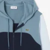 Herren-Hoodie mit Reißverschluss und Farbblock-Design