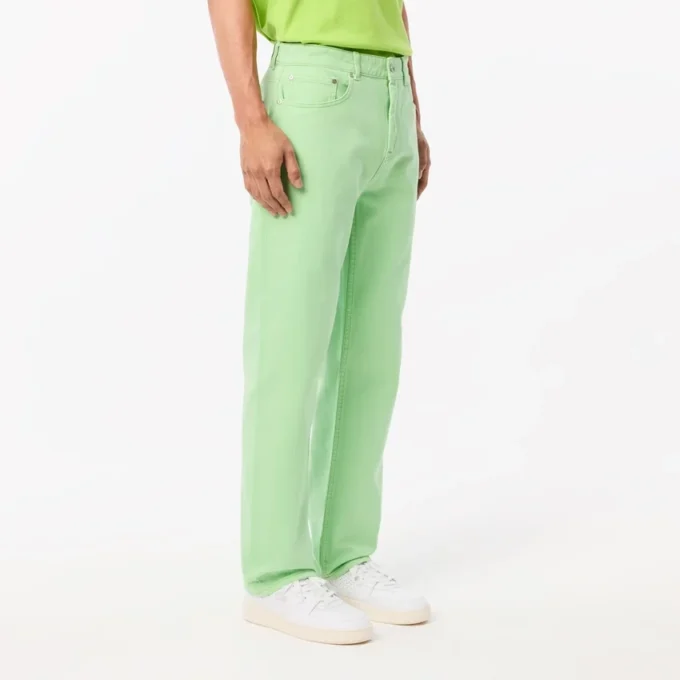 Herren-Jeans aus Baumwoll-Denim mit geradem Bein