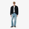 Herren-Jeans aus Denim mit 5 Taschen und lockerer Passform