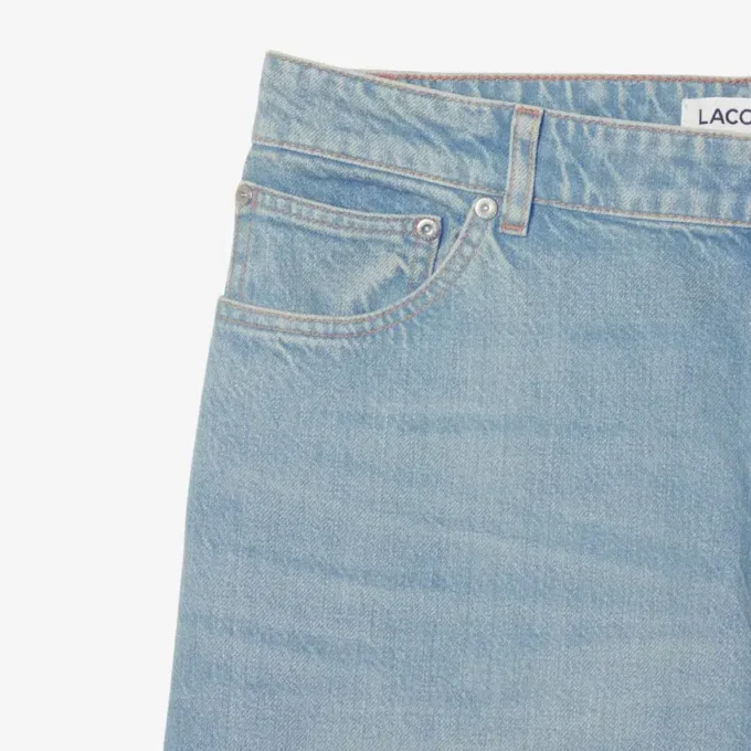 Herren-Jeans aus Denim mit 5 Taschen und lockerer Passform