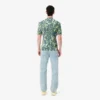Herren-Jeans aus Denim mit geradem Schnitt und Print-Motiv