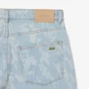 Herren-Jeans aus Denim mit geradem Schnitt und Print-Motiv