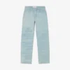 Herren-Jeans mit geradem Schnitt und Landschaftsmotiv