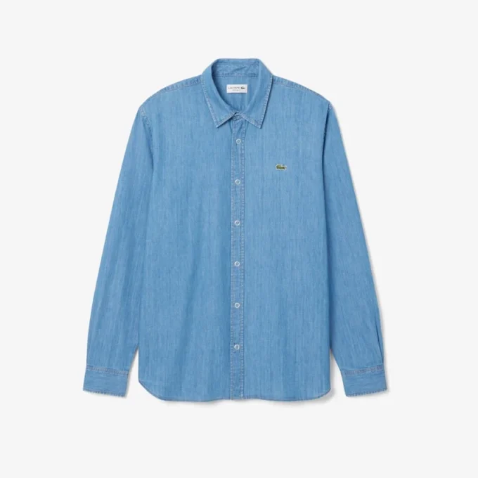 Herren-Jeanshemd in Regular Fit