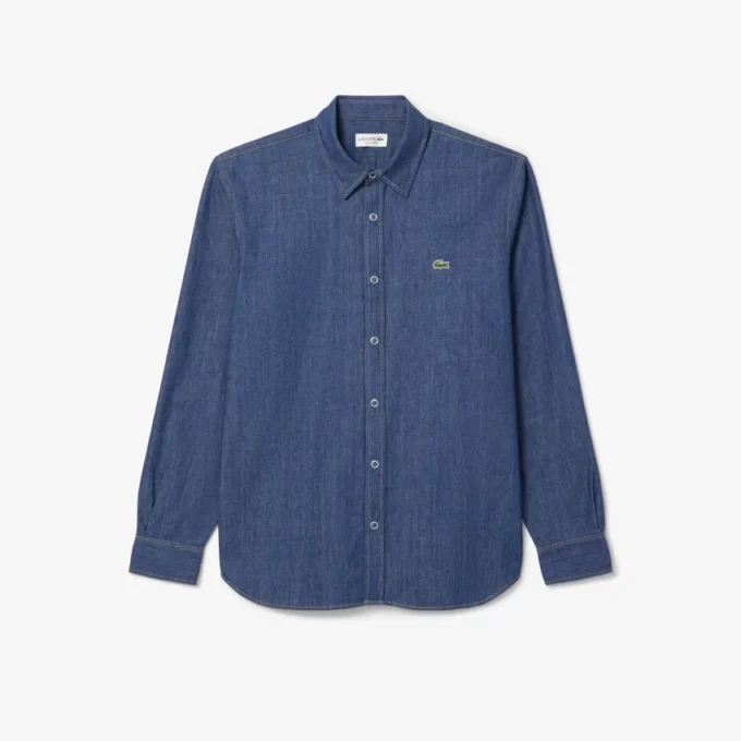 Herren-Jeanshemd in Regular Fit