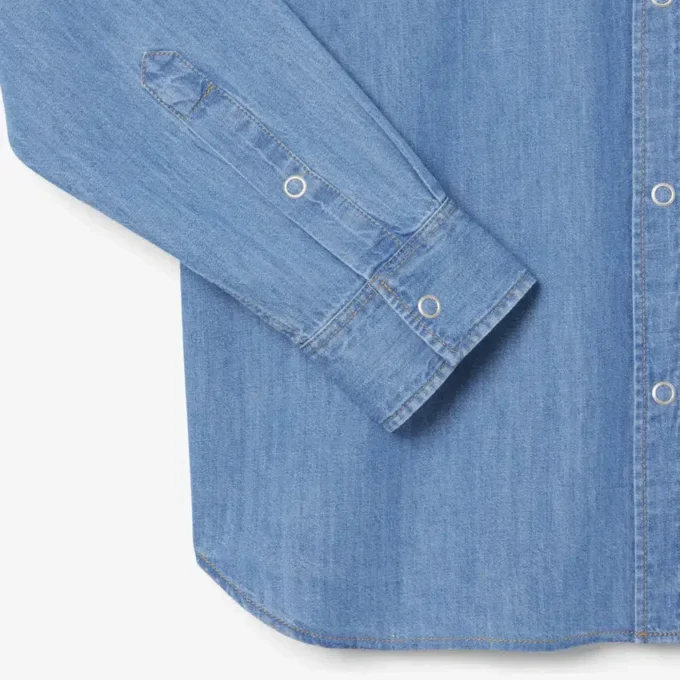 Herren-Jeanshemd in Regular Fit