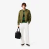 Herren-Jogginghose aus plissiertem Twill