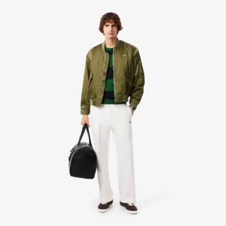 Herren-Jogginghose aus plissiertem Twill