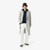 Herren-Kapuzenjacke aus Woll-Blend-Flanell
