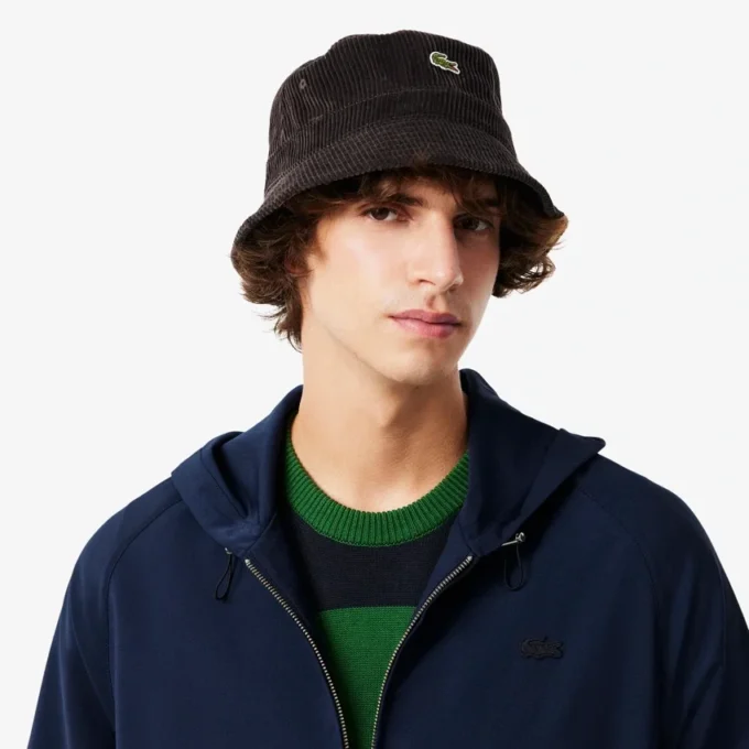 Herren-Kapuzenjacke aus Woll-Blend-Flanell
