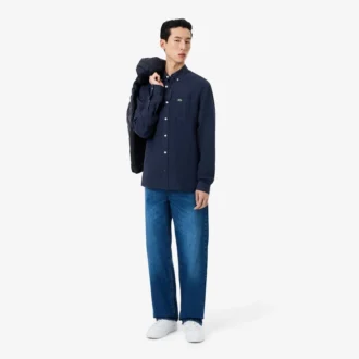 Herren-Leinenhemd in Regular Fit