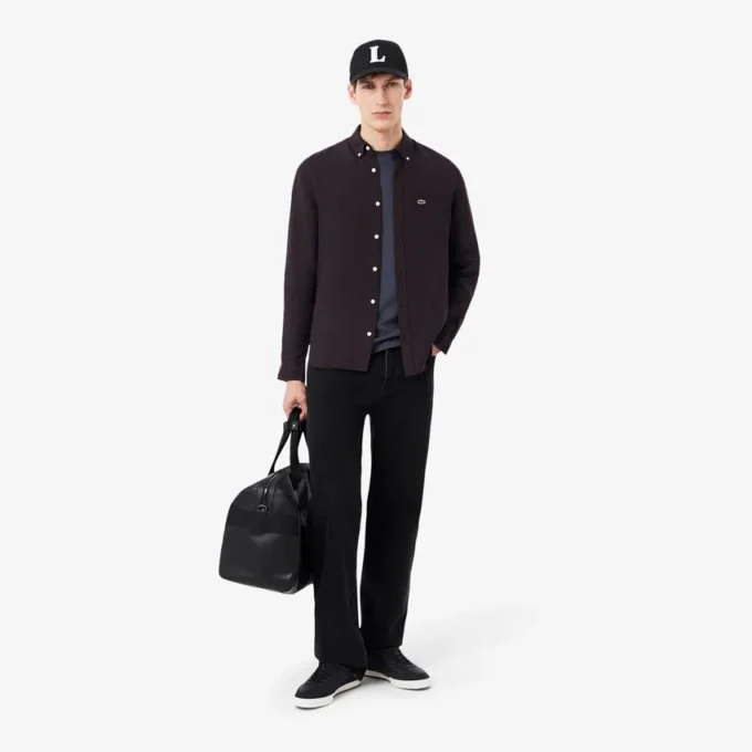 Herren-Leinenhemd in Regular Fit