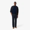 Herren-Lounge-Hose aus gewaffelter Baumwolle