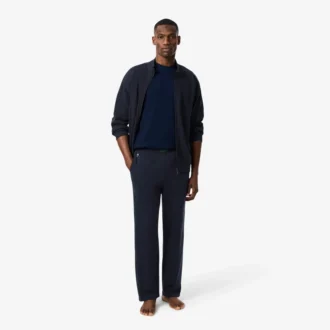 Herren-Lounge-Hose aus gewaffelter Baumwolle