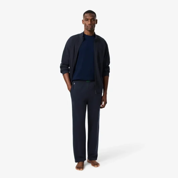 Herren-Lounge-Hose aus gewaffelter Baumwolle