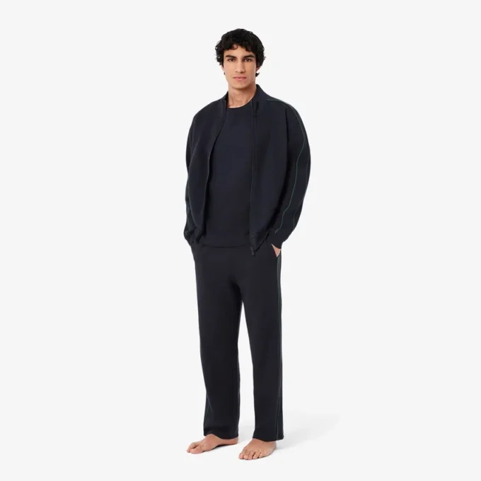 Herren-Lounge-T-Shirt mit Struktur