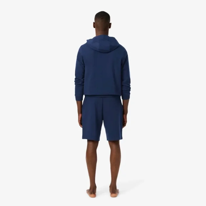 Herren-Loungewear-Shorts aus Fleece mit geradem Schnitt