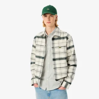 Herren-Overshirt aus Baumwolle mit Karomuster