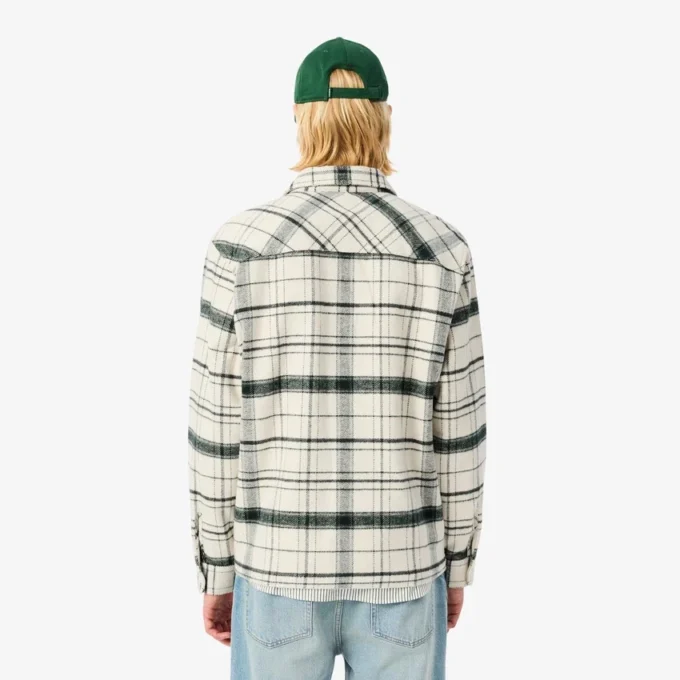 Herren-Overshirt aus Baumwolle mit Karomuster