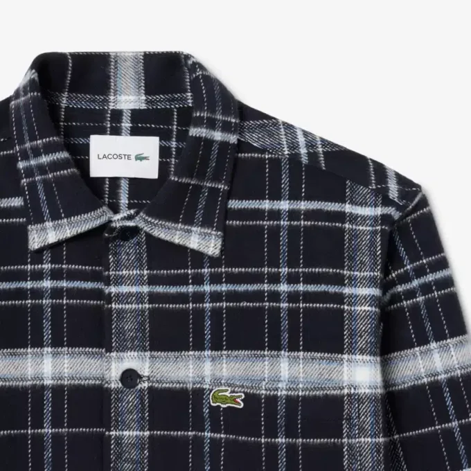 Herren-Overshirt aus Baumwolle mit Karomuster