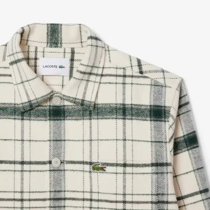 Herren-Overshirt aus Baumwolle mit Karomuster