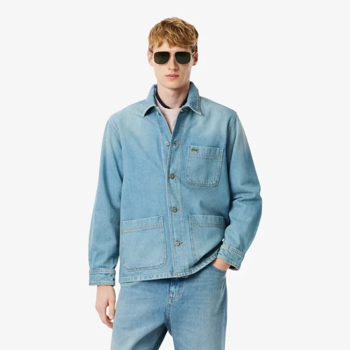 Herren-Overshirt aus schwerem Baumwoll-Denim