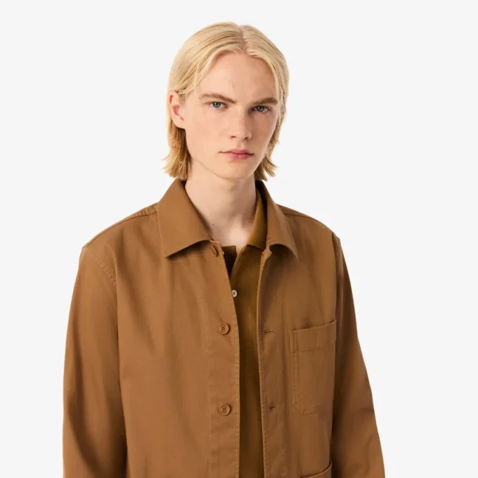 Herren-Overshirt-Jacke aus Baumwolle