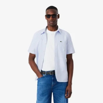 Herren-Oxfordhemd mit kurzen Ärmeln in Regular Fit