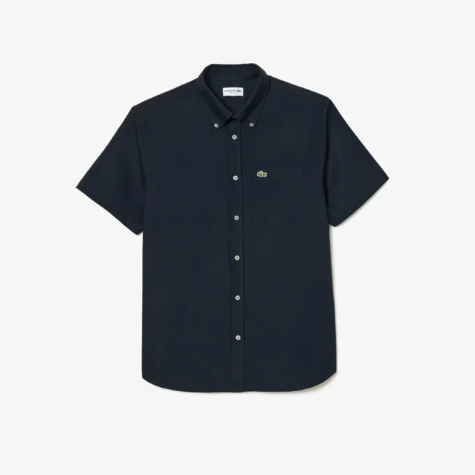 Herren-Oxfordhemd mit kurzen Ärmeln in Regular Fit