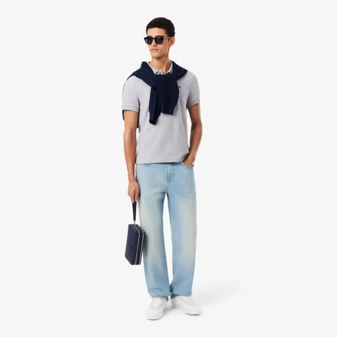 Herren-Poloshirt aus Pima-Baumwolle in Regular Fit