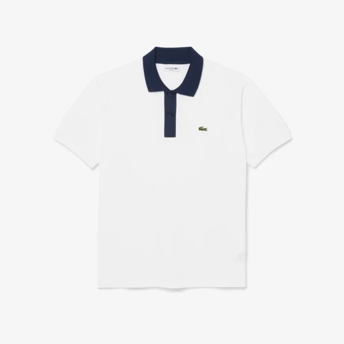 Herren-Poloshirt „Classic Fit“ mit kontrastierendem Kragen L.12.12