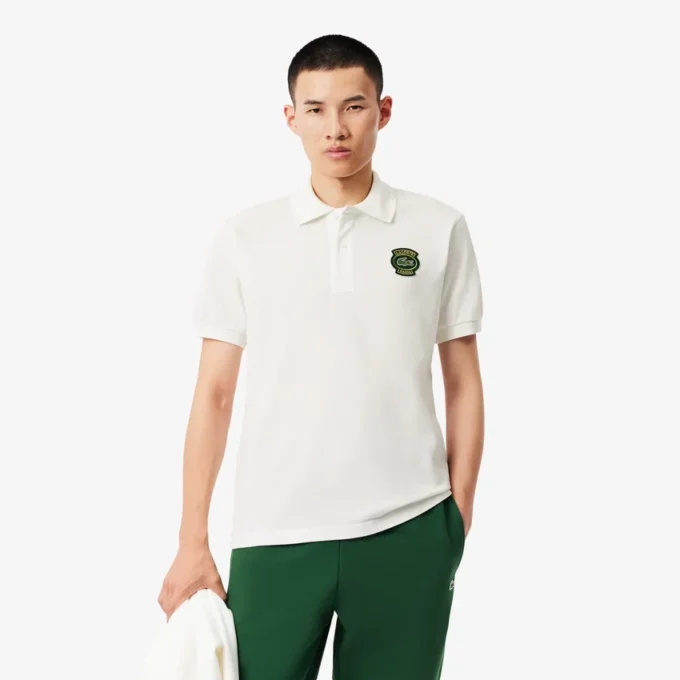 Herren-Poloshirt „Classic Fit Petit Piqua Badge“