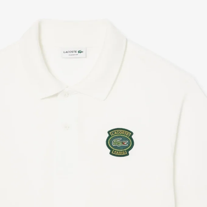 Herren-Poloshirt „Classic Fit Petit Piqua Badge“