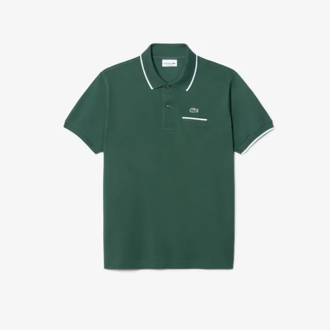 Herren-Poloshirt „Classic Fit Pocket Accent L.12.12“