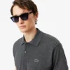 Herren-Poloshirt in klassischer Passform aus Piqué-Marl