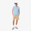 Herren-Poloshirt in klassischer Passform mit Krokodil-Piqué-Muster