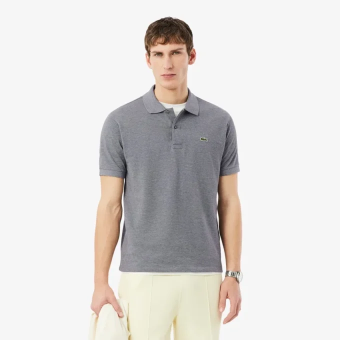 Herren-Poloshirt L.12.12 in klassischer Passform, meliert