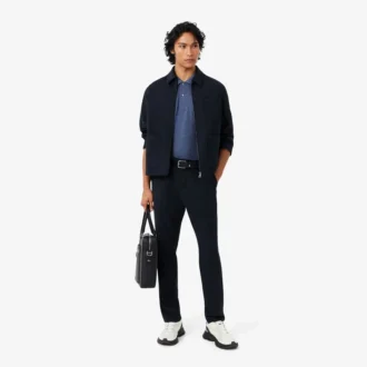 Herren-Poloshirt L.12.12 in klassischer Passform, meliert