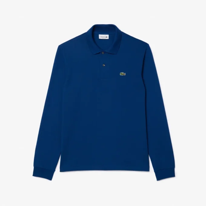 Herren-Poloshirt L.12.12 mit Langarm in klassischer Passform