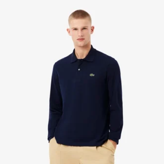 Herren-Poloshirt L.12.12 mit Langarm in klassischer Passform