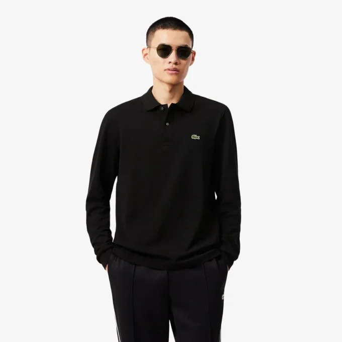 Herren-Poloshirt L.12.12 mit Langarm in klassischer Passform