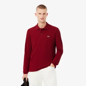 Herren-Poloshirt L.12.12 mit Langarm in klassischer Passform