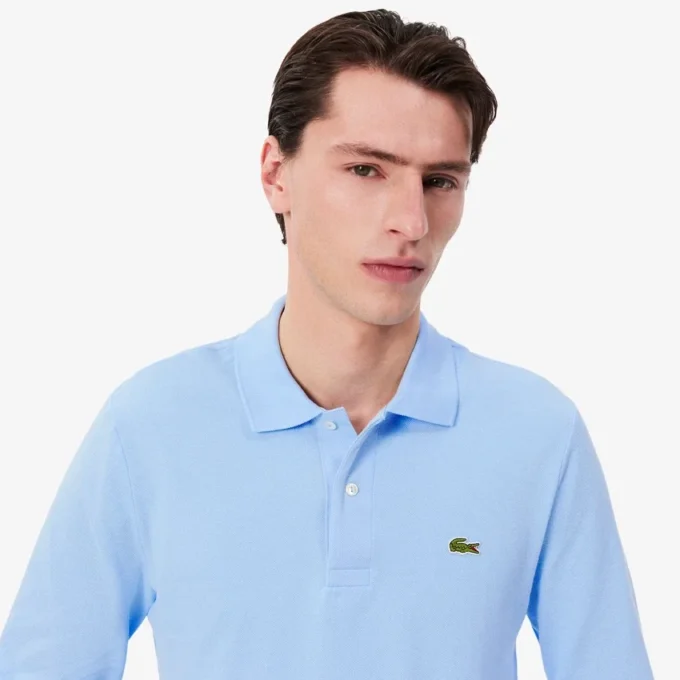 Herren-Poloshirt L.12.12 mit Langarm in klassischer Passform