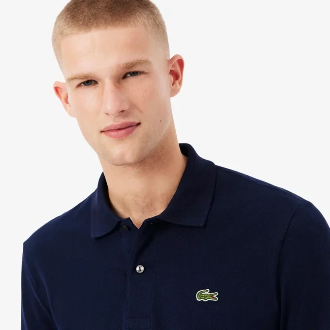 Herren-Poloshirt L.12.12 mit Langarm in klassischer Passform