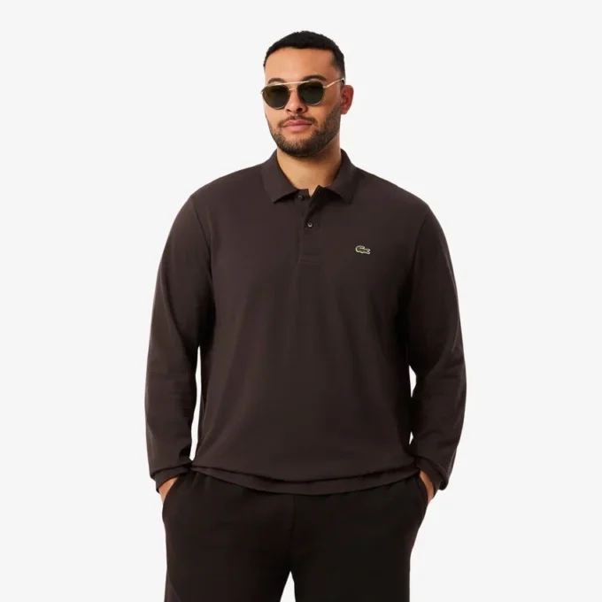 Herren-Poloshirt L.12.12 mit Langarm in klassischer Passform